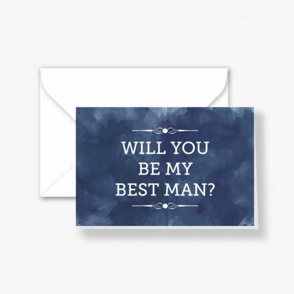Navy Wash - Bridal Party Card - Image 2