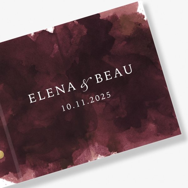 Watercolour Perfection Wedding Guest Book