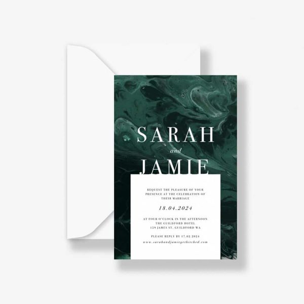 Oceanic Wedding Invitation