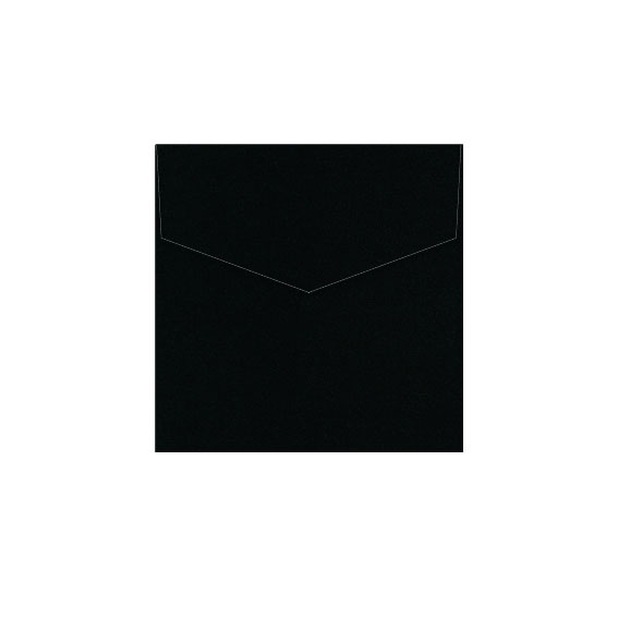 Ebony Black 105 x 105mm Square Envelopes