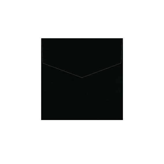Ebony Black 105 x 105mm Square Envelopes
