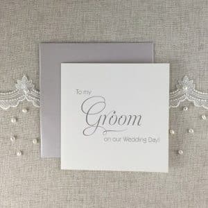 To My Groom Wedding Day Card