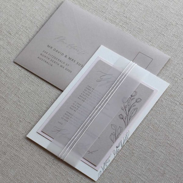 Neapolitan Dreams Wedding Invitation - Image 3