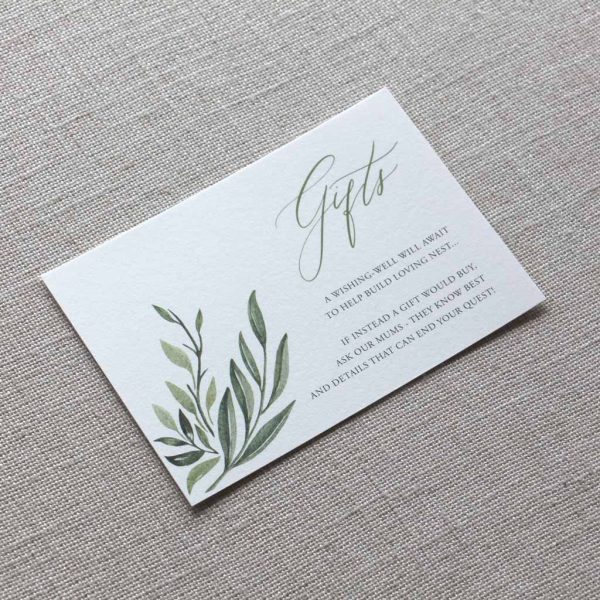 Romantic Foliage Wedding Invitation - Image 4