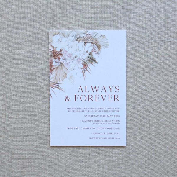 Boho Luxe Wedding Invitation - Image 2