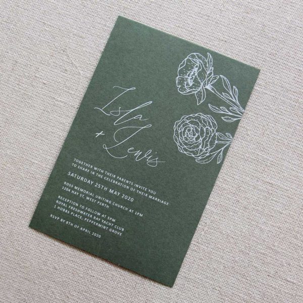 Forest Dreams Wedding Invitation - Image 2