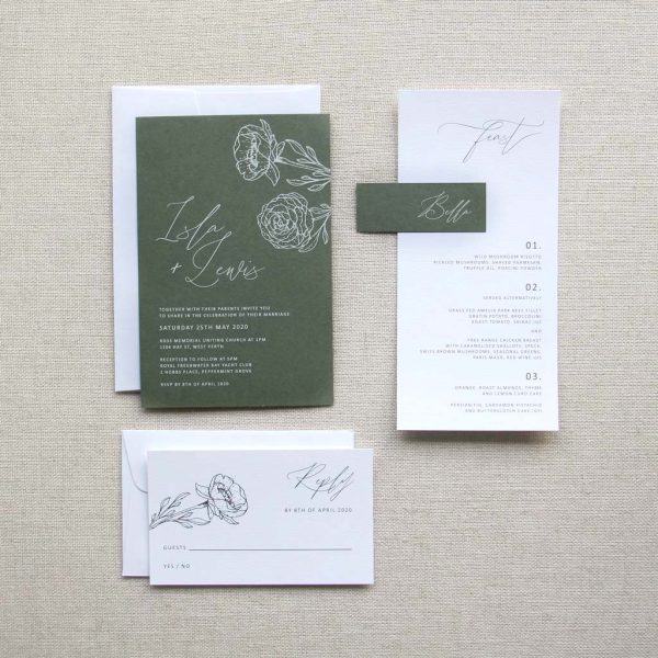 Forest Dreams Wedding Invitation Suite