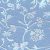 Floral Foil Blue/Silver