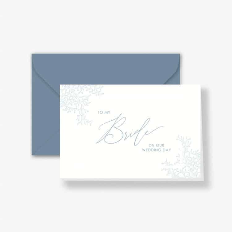 Coastal Wedding Day Card