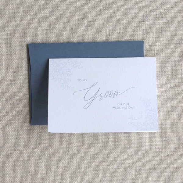 Coastal Wedding Day Card