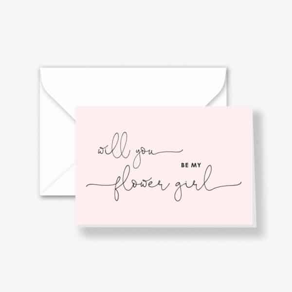 Pretty Pink Bridal Party Card - Image 2