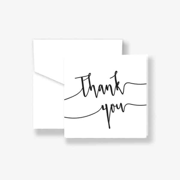 Artist Pen Thank You Cards