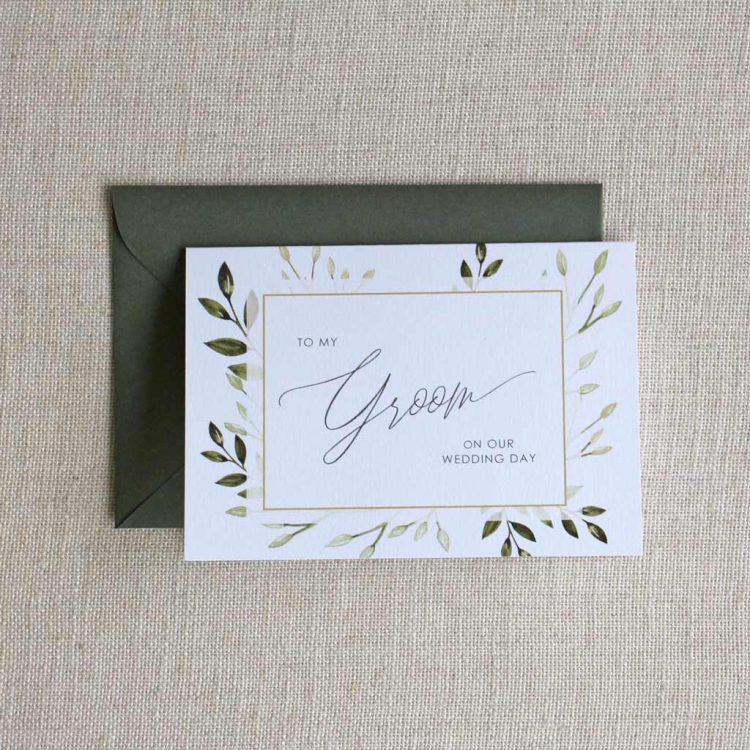 Wildberry Wedding Day Card
