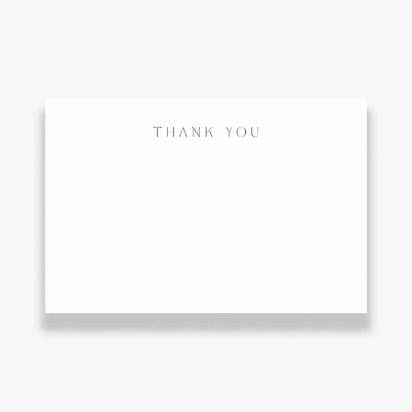 Window Wedding Thank You Card with thank you message