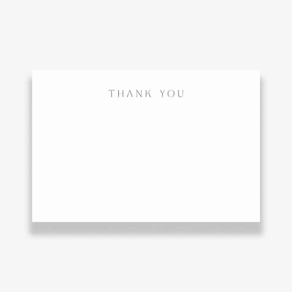 Window Wedding Thank You Cards with thank you message