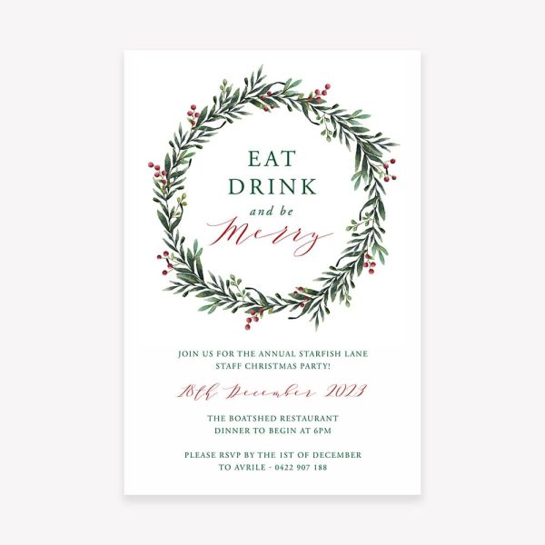 Christmas Party Invitation Corporate