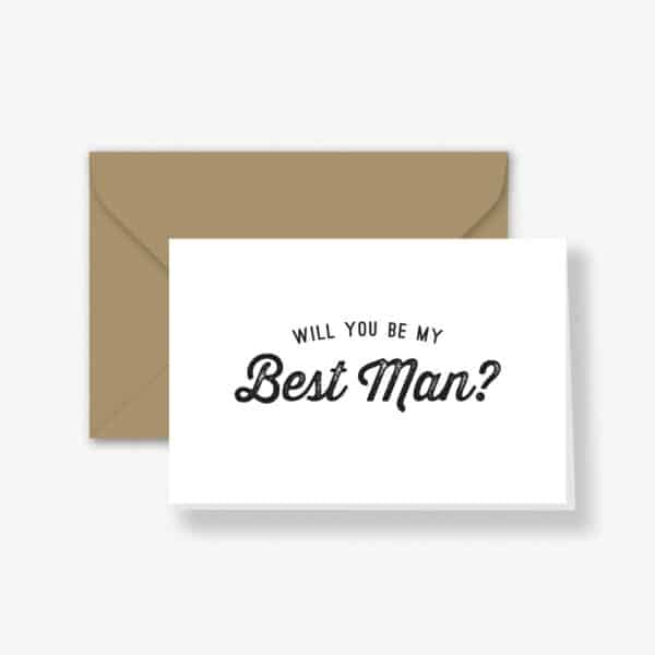 Rustic Will You? Bridal Party Card - Image 3