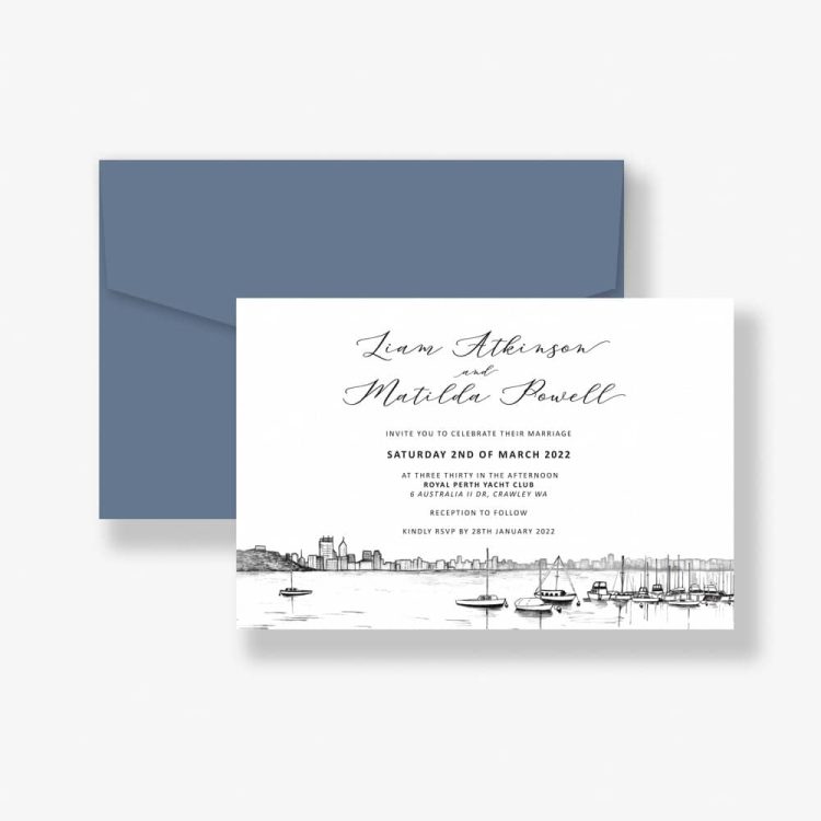 Matilda Bay Wedding Invitation