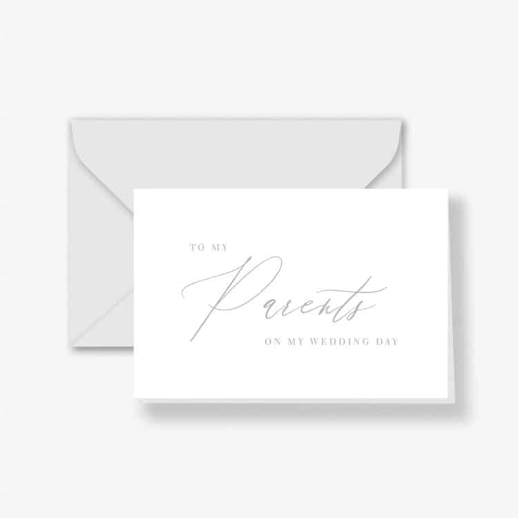 Classic Wedding Day Card