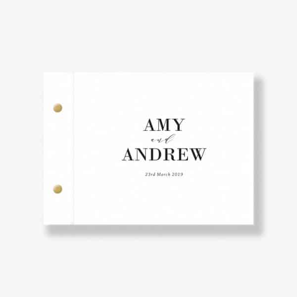 Amy & Andrew Wedding Guest Book
