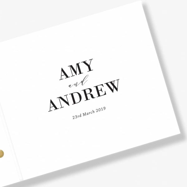 Amy & Andrew Wedding Guest Book