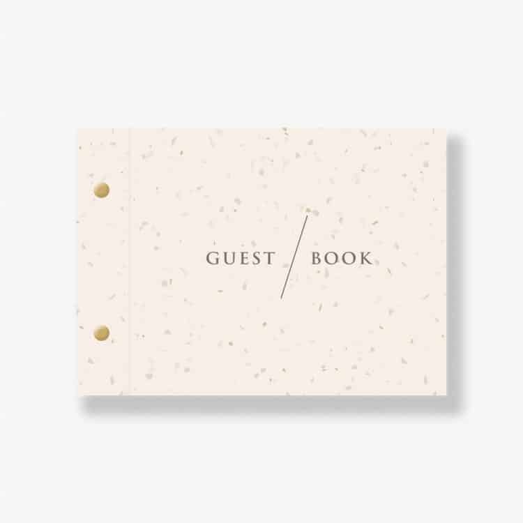 Arched Terrazzo Guest Book