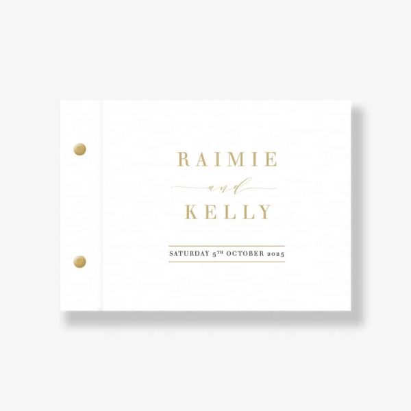 Timeless Wedding Guest Book