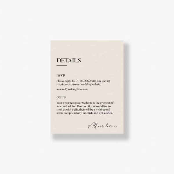 Subtle Layers Wedding Invitation Suite