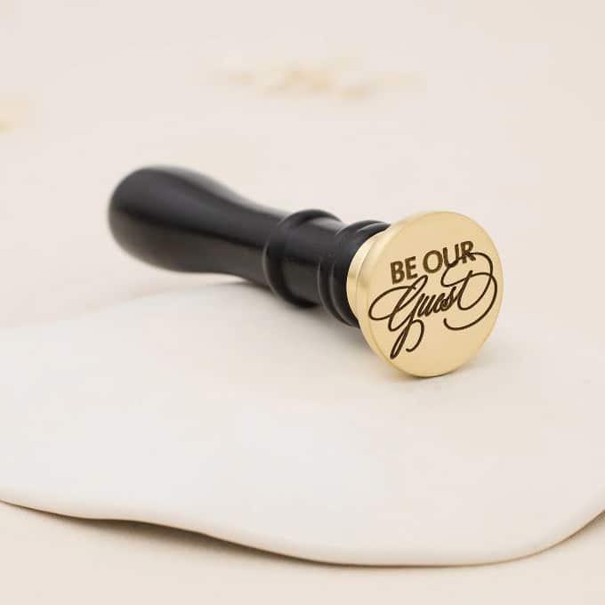 Artisaire Be Our Guest Wax Seal Stamp