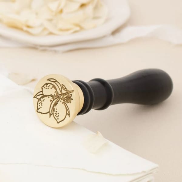 lemon wax seal stamp