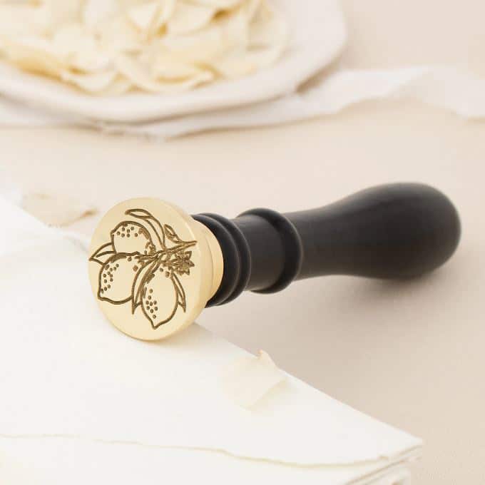 Artisaire Lemon Squeeze Wax Seal Stamp