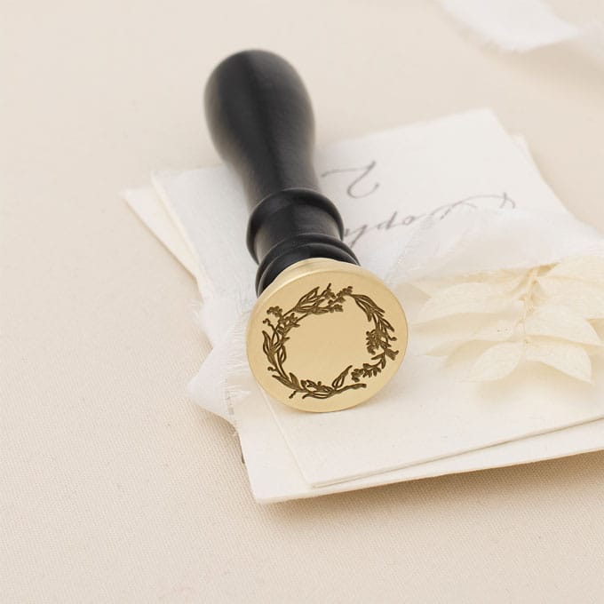 Artisaire Garden Wreath Wax Seal Stamp