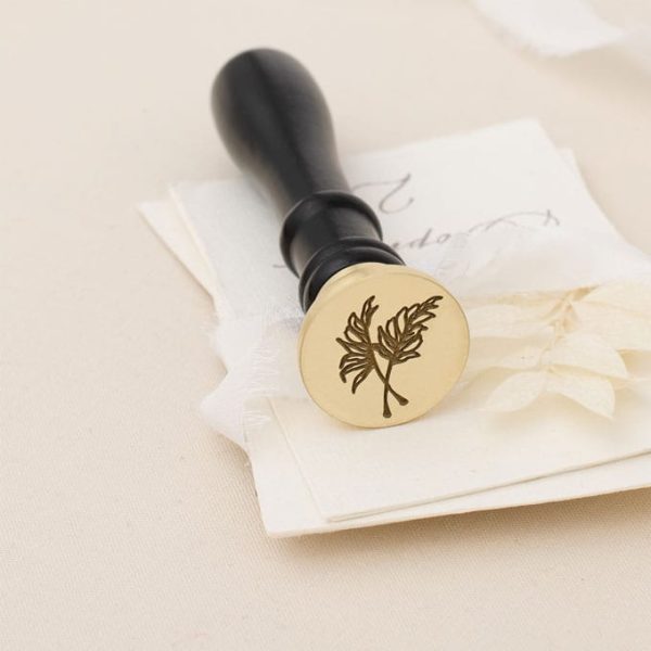 Artisaire Silver Fern wax seal stamp