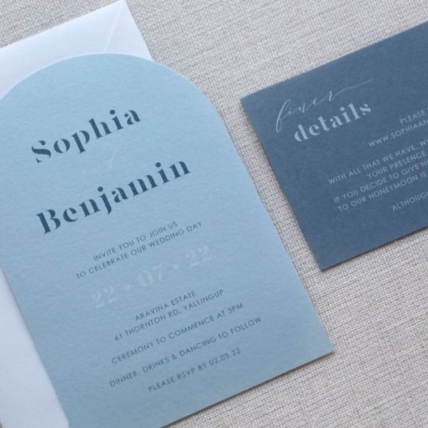 Marina Arch Wedding Invitation - Image 2