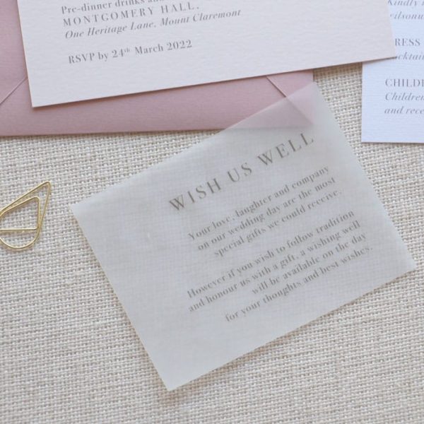 Soft Pink Wedding Invitation - Image 4