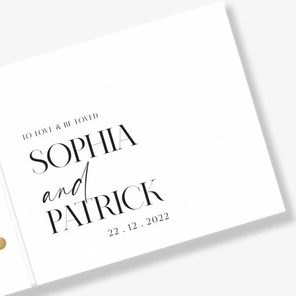 Modern Matcha Wedding Guest Book