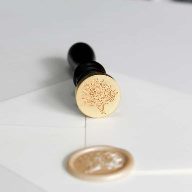Protea Wax Seal Stamp