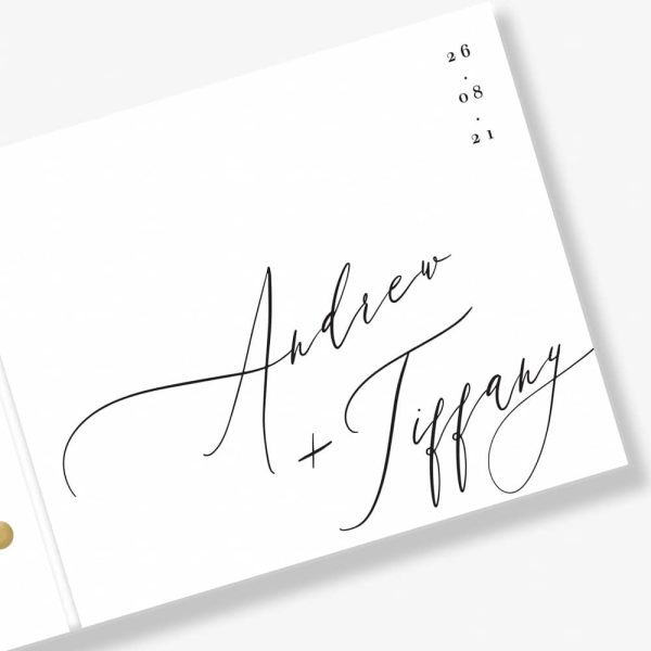 Timeless Script Guest Book - Image 2