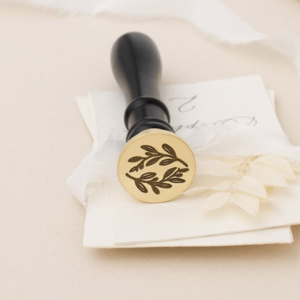 Artisaire Olive Wreath Wax Seal Stamp