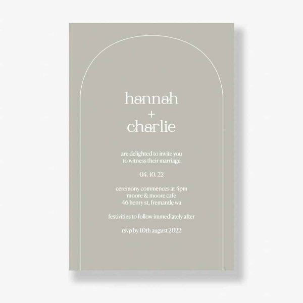 City of Arches Wedding Invitation Suite