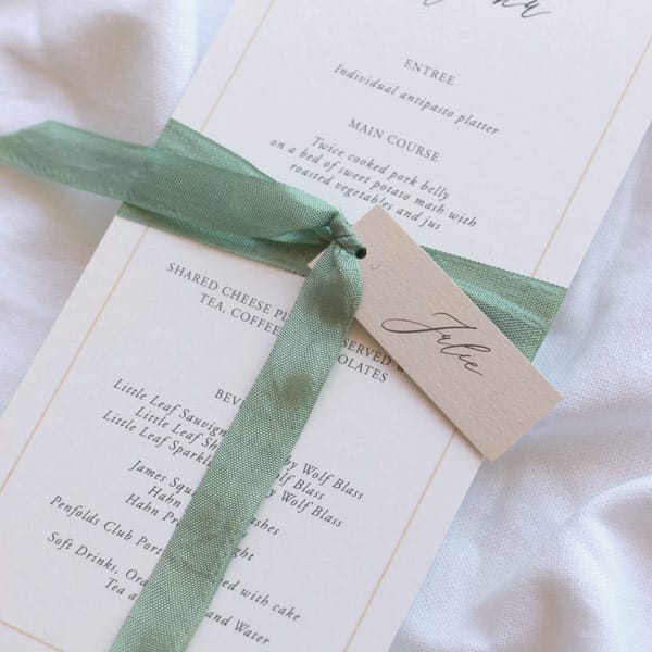 Flat Place Cards or Tags