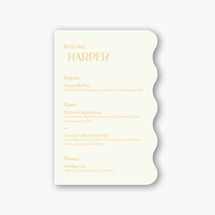 Wavy Butter Menu