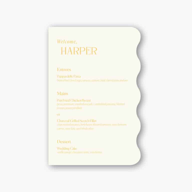 Wavy Butter Menu