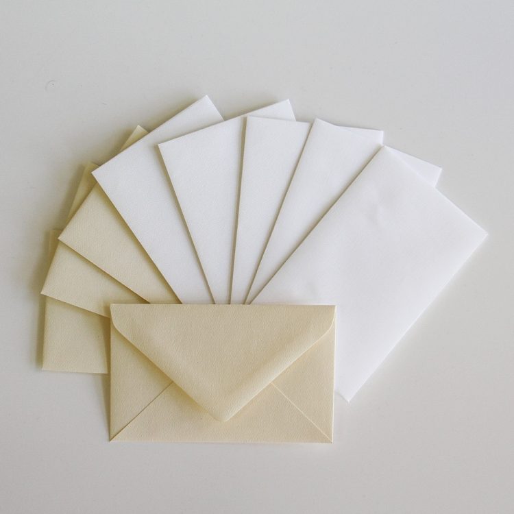Textured 11B Euro Flap Envelopes