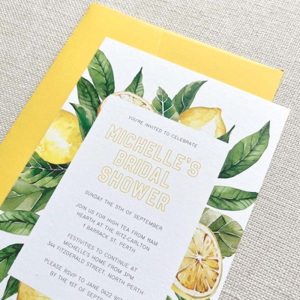 limoncello bridal shower