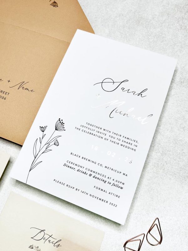 Dandelion Dreams Wedding Invitation Suite