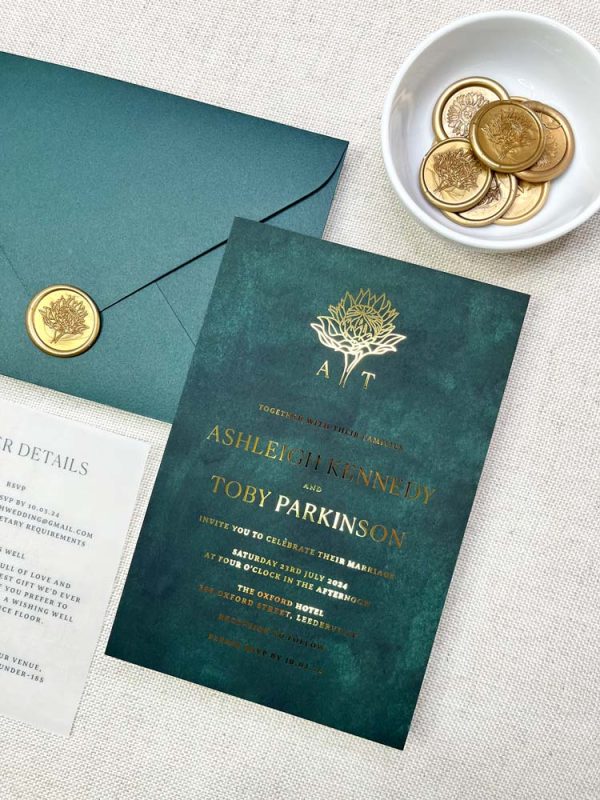 Emerald Velvet Invitation