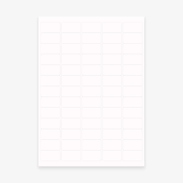 Clear Address Labels Mini