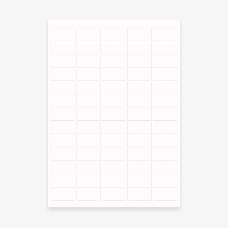 Clear Address Labels Mini