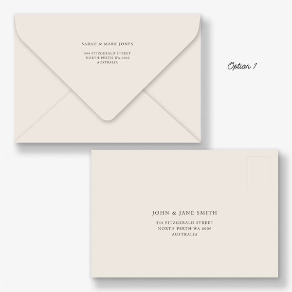 Envelope Printing Design Option 1